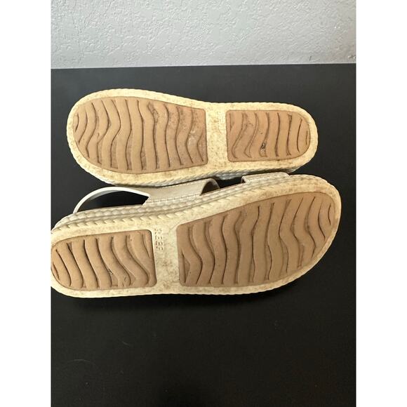 Reef Water Vista Sandals Off White Women 8 Beach Lake Adjustable Slingback Comfy - Picture 3 of 12